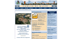 Desktop Screenshot of comune.masio.al.it